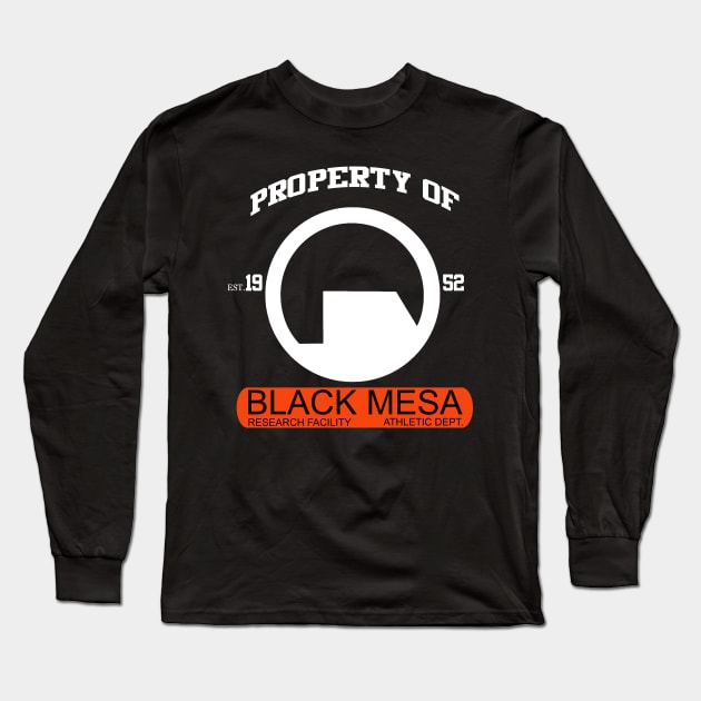 Black Mesa Athletic Dept Long Sleeve T-Shirt by ExplodingZombie